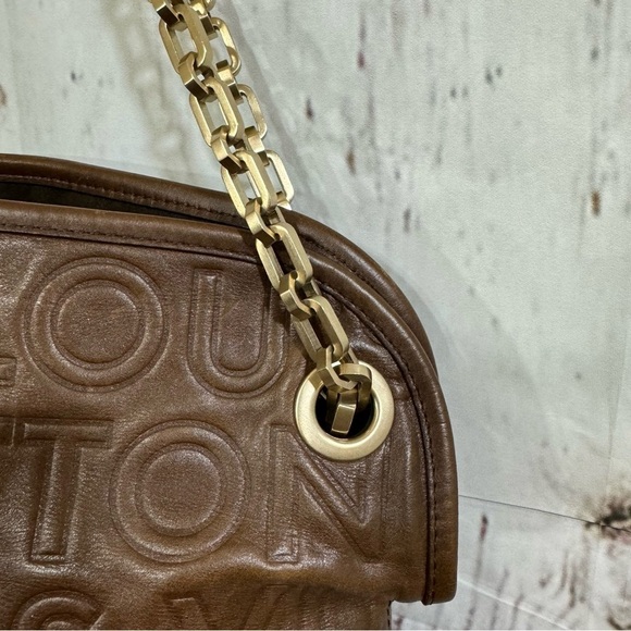 LOUIS VUITTON Limited Edition Chocolate Leather Paris Souple Wish Bag 2008 EUC - Picture 15 of 17